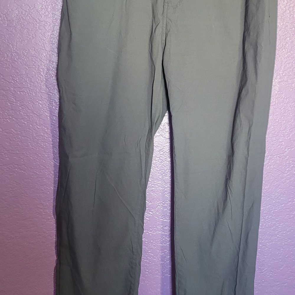 Member's Mark Men Charcoal Nylon Spandex Straight Fit Casual work Chinos